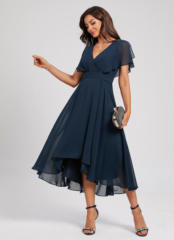 Robe Chic Asymétrique Vaporeuse - gallery 4