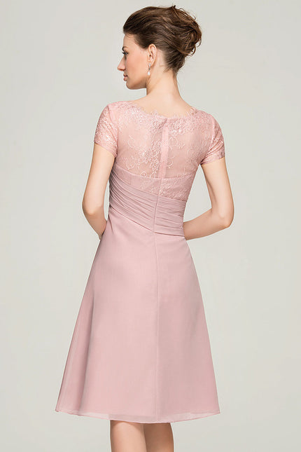 Robe Chic Florale Rosée - gallery 5