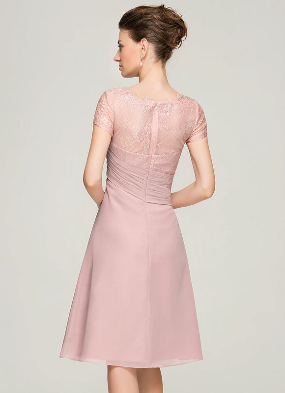 Robe Chic Florale Rosée - gallery 5