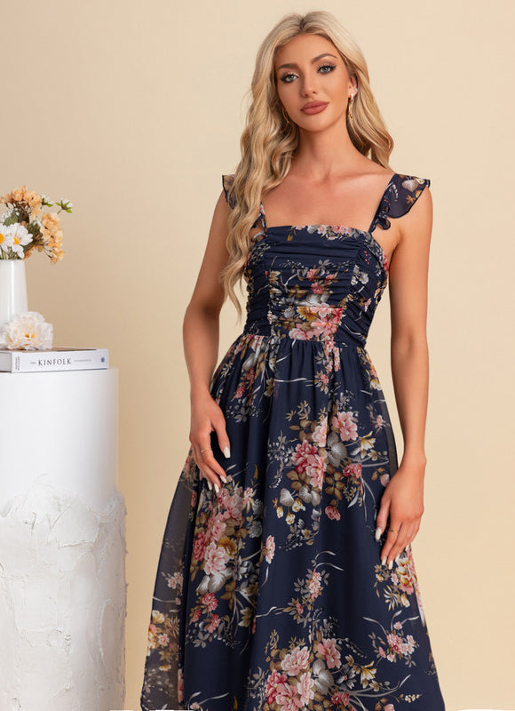 Robe Longue Chic Fleurie - gallery 2