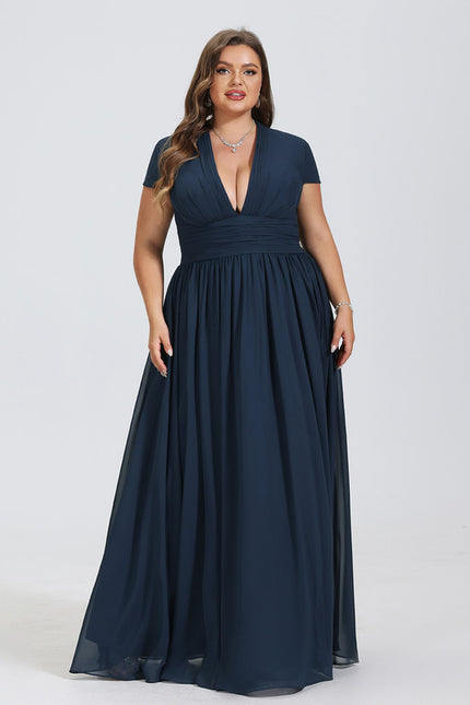 Robe Chic Longue Verte Fluide - gallery 8