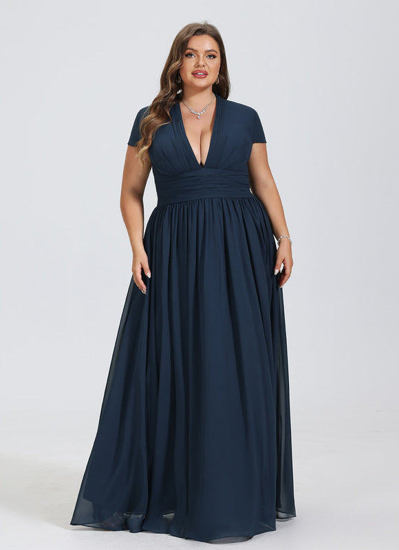 Robe Chic Longue Verte Fluide - gallery 8