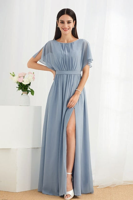 Robe Chic Mousseline Drapée
