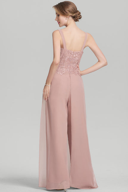 Robe Chic Élégance Rose Poudré - gallery 4