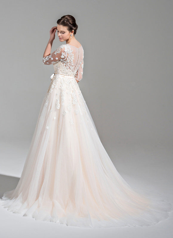 Robe Chic Étoile De Dentelle - gallery 1
