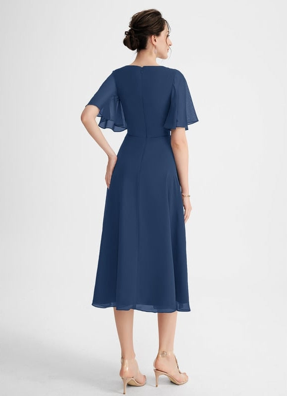 Robe Chic Fluide À Nouer - gallery 1
