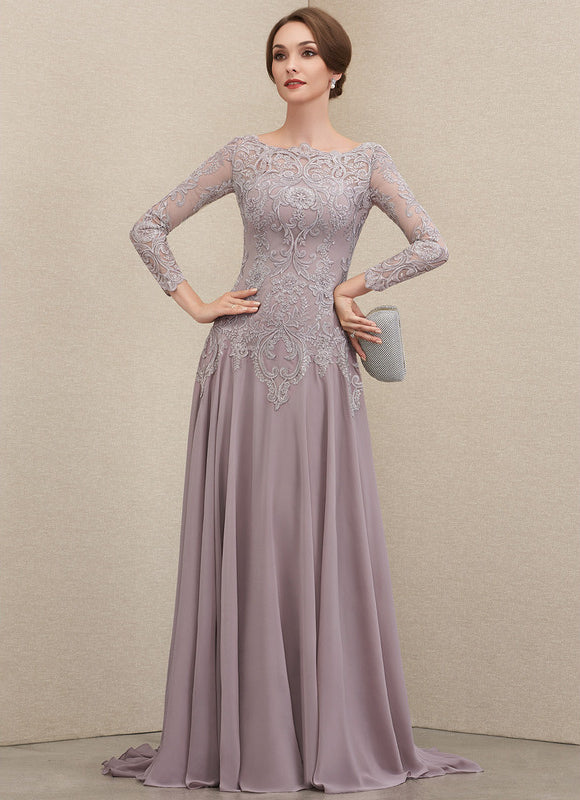 Robe De Soiree Chic Manche Longue - gallery 1