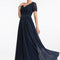 Robe Chic Longue Marine Élégante
