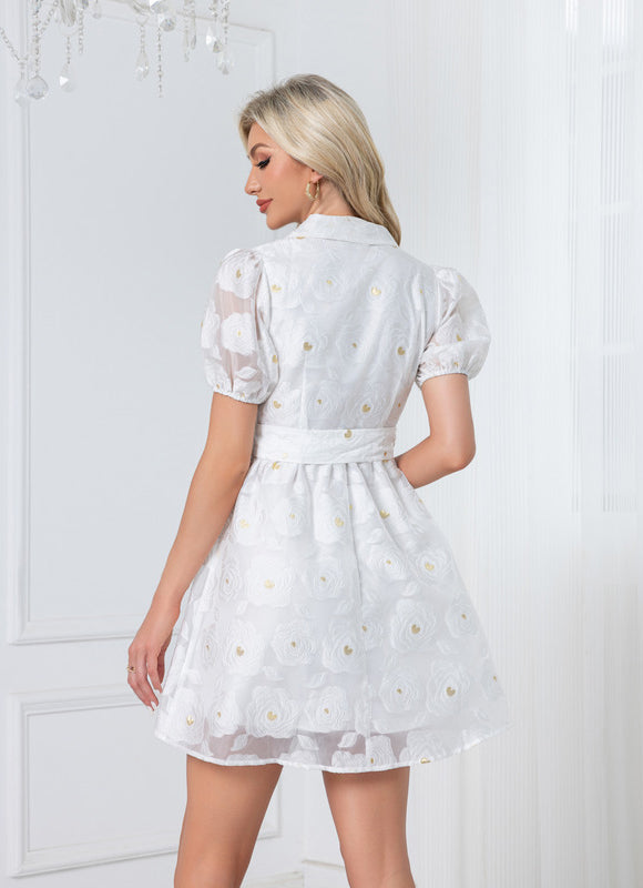 Robes Blanches Courtes Chic - gallery 3