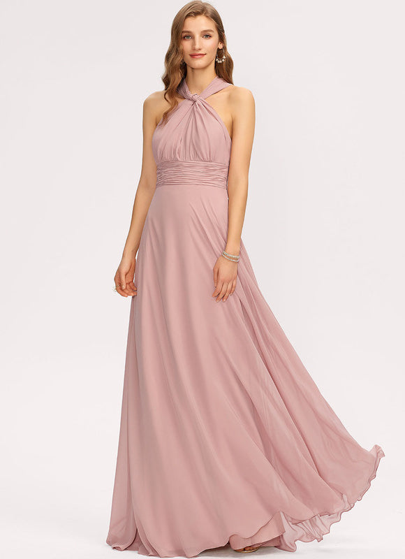Robe Chic Élégance Rosée Éthérée - gallery 4