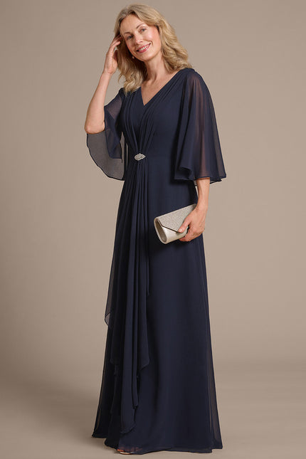 Robe Chic Satin Étoilé - gallery 2