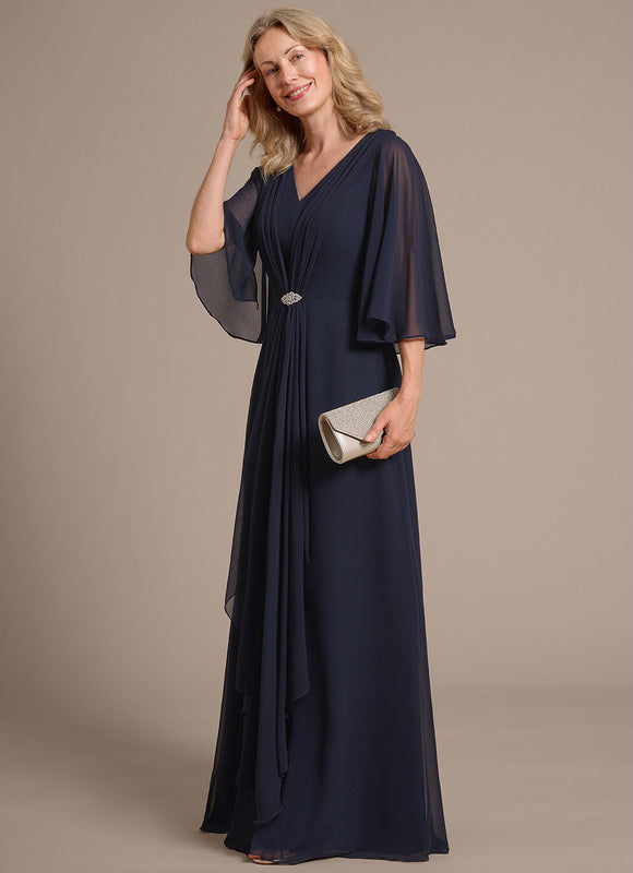 Robe Chic Satin Étoilé - gallery 2