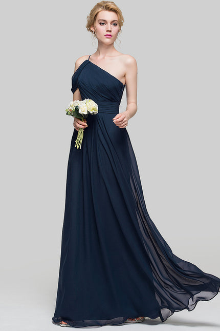 Robe Chic Asymétrique Beige - gallery 5