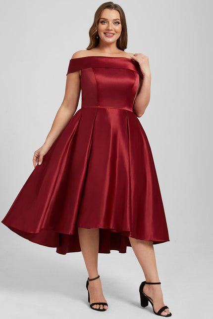 Robe Chic Bordeaux Élégance - gallery 7