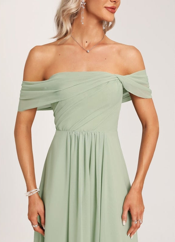 Robe Chic Violet Élégant - gallery 1