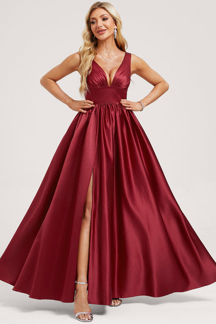 Robe Chic Satinée Rose Pâle
