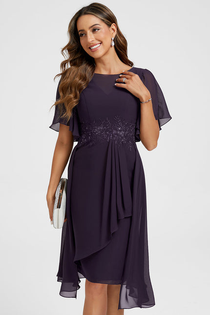 Robe Chic Mauve Fluide - gallery 5