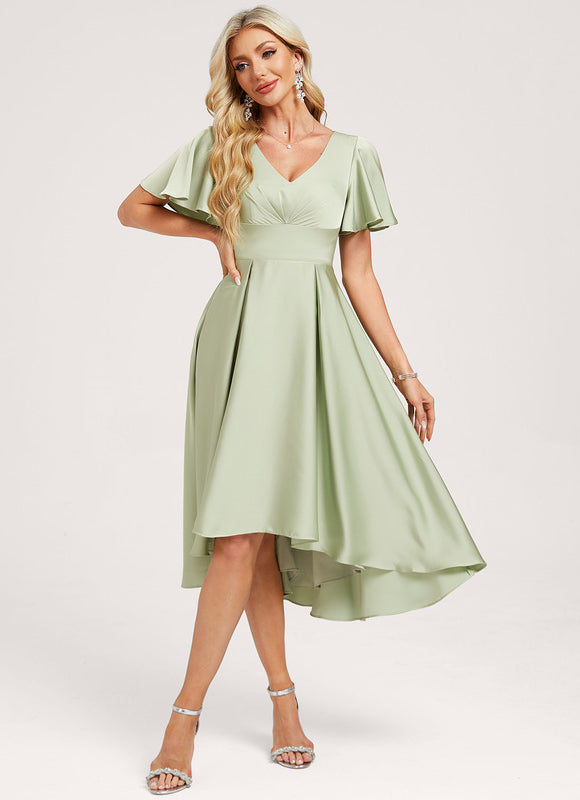 Robe Chic Émeraude Évanescente