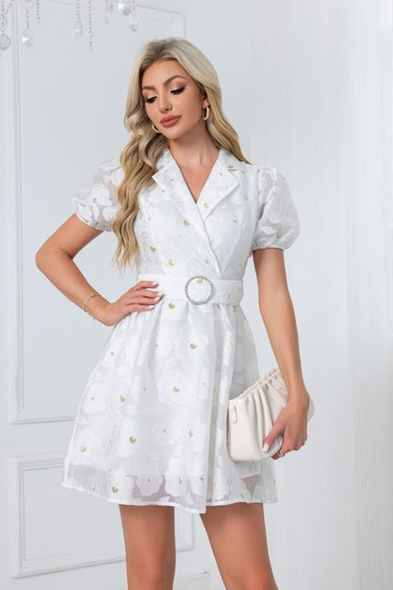 Robes Blanches Courtes Chic - gallery 6
