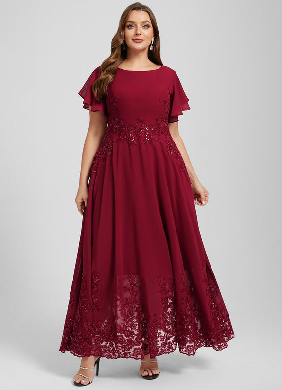Robe Chic Rouge Élégant - gallery 9