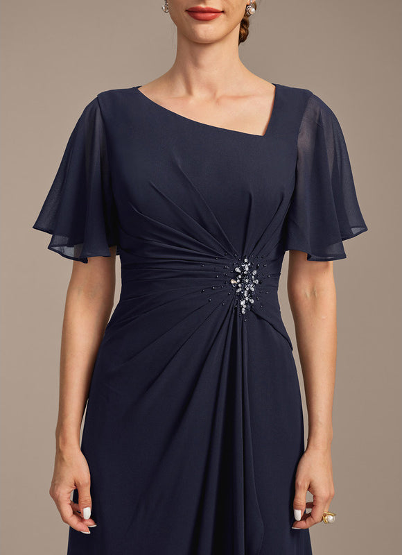 Robe Chic Mousseline Céleste - gallery 7