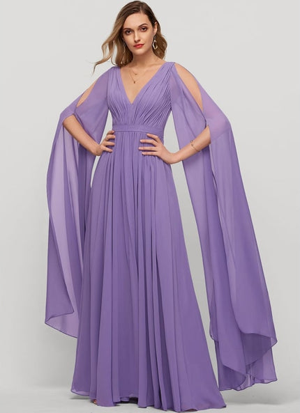 Robe Chic Longue Verte Fluide
