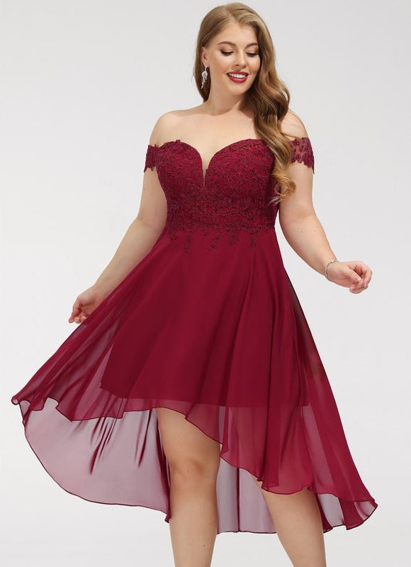 Robe Chic Élégance Rubis Aérienne - gallery 9