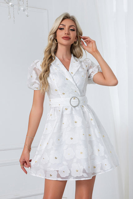 Robes Blanches Courtes Chic - gallery 2
