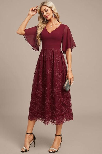 Robe Chic Émeraude Fluide - gallery 5