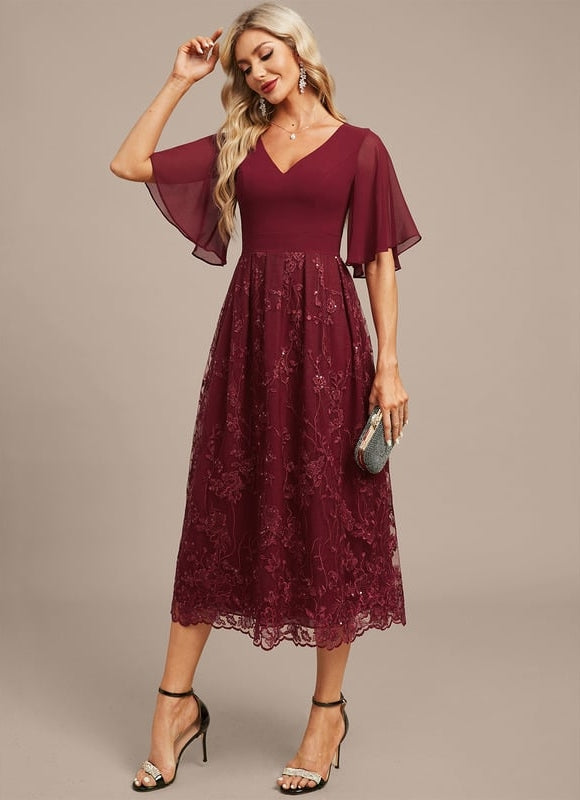 Robe Chic Émeraude Fluide - gallery 5