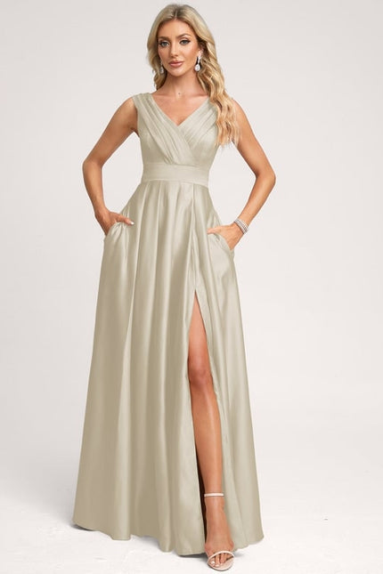 Robe Soirée Dorée Chic - gallery 6