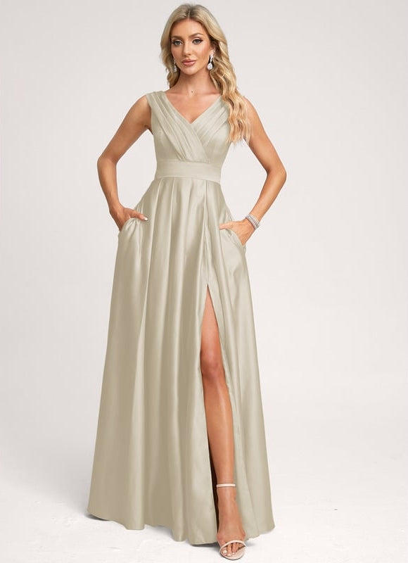 Robe Soirée Dorée Chic - gallery 6