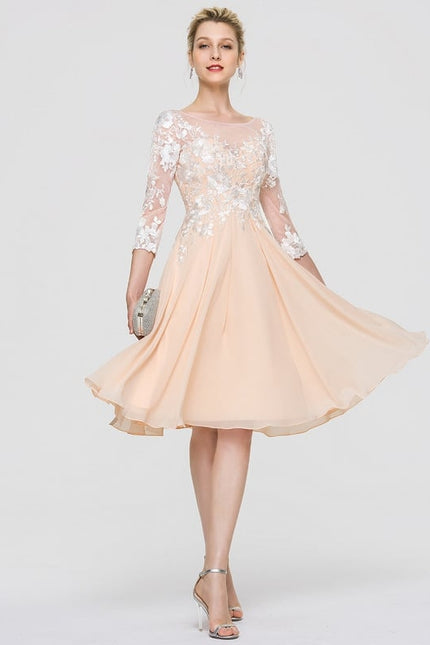 Robe Chic Chiffon Éclatante - gallery 3