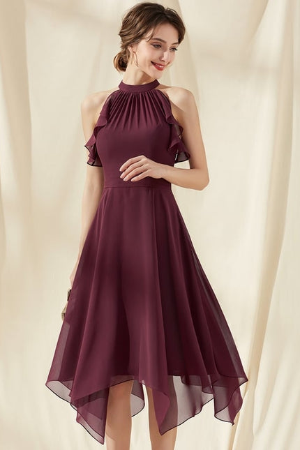 Robe Chic Chiffon Volantée - gallery 4