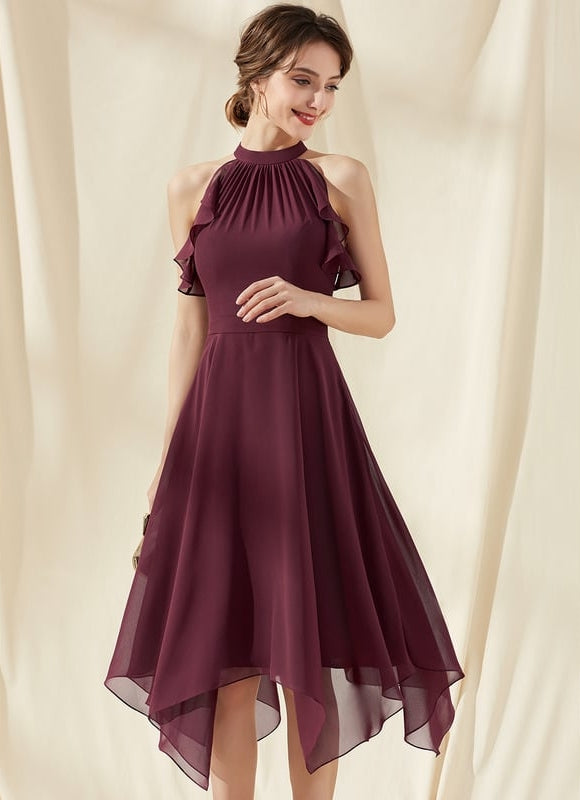 Robe Chic Chiffon Volantée - gallery 4