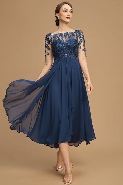 Robe Chic Élégance Ondulée