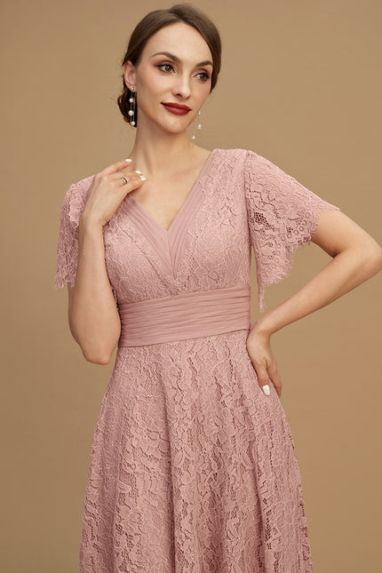 Robe Chic Dentelle Molletonnée - gallery 6
