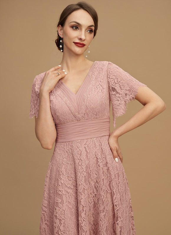 Robe Chic Dentelle Molletonnée - gallery 6