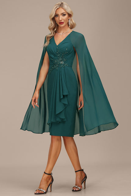 Robe Chic Voile Émeraude - gallery 5