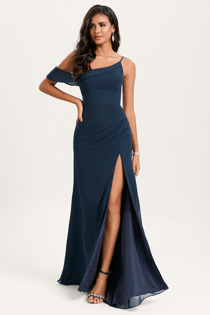 Robe Bleu Marine Chic Pour Mariage