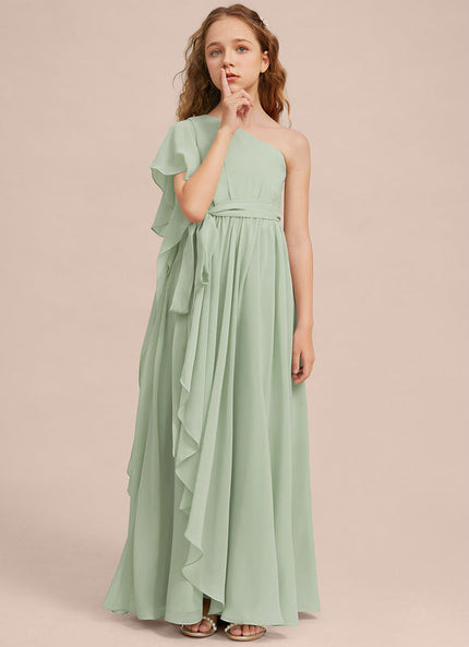 Robe Chic Vert Doux Flottant