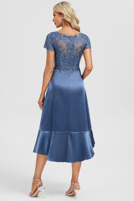 Robe Chic Cocktail Marine Élégante - gallery 4