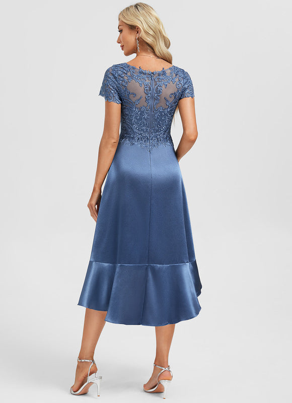 Robe Chic Cocktail Marine Élégante - gallery 4