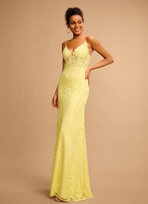 Robe Chic Jaune Éclatant - gallery 3