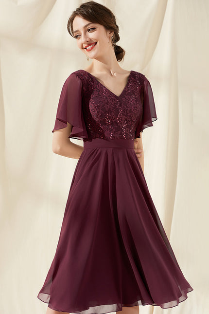 Robe Chic Chic Bordeaux
