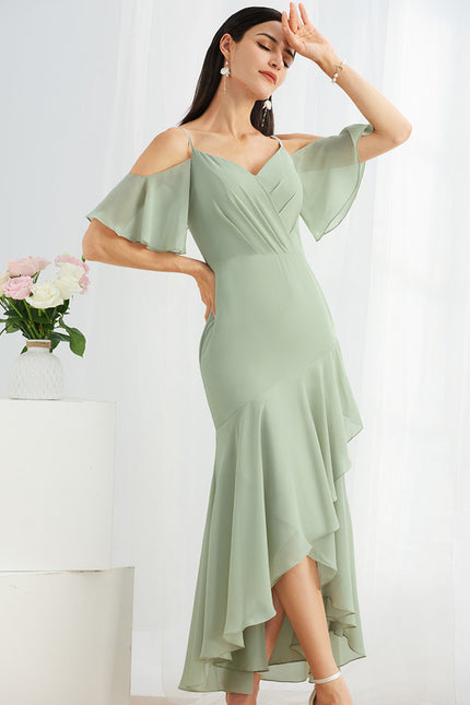 Robe Chic Asymétrique Céleste - gallery 4