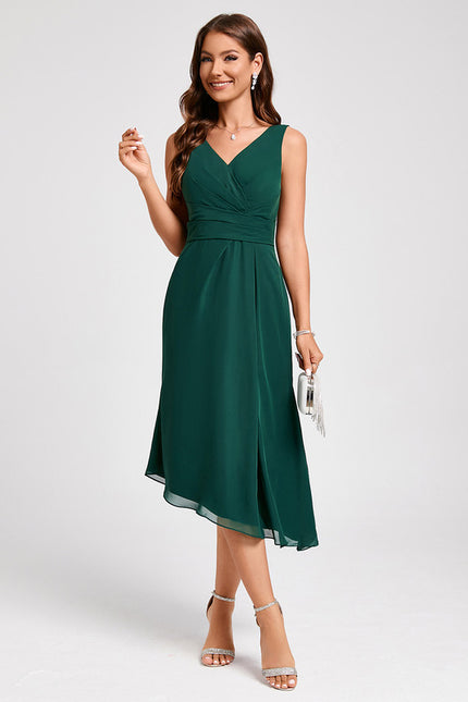 Robe De Cocktail Rouge Pour Mariage Chic - gallery 5