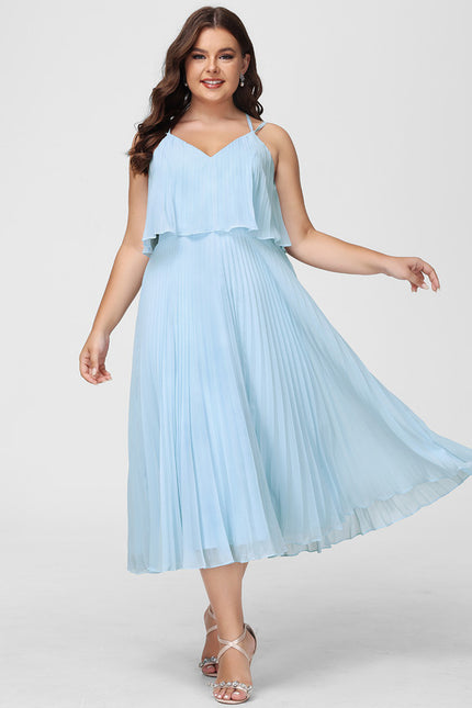 Robe Chic Plissée Sombre - gallery 5