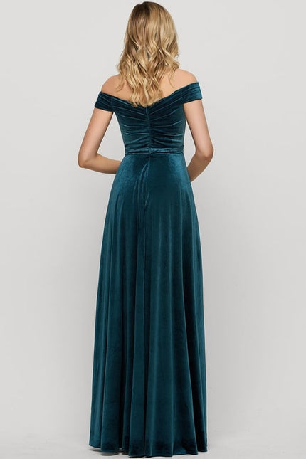 Robe Chic Velours Azur Révélateur - gallery 2