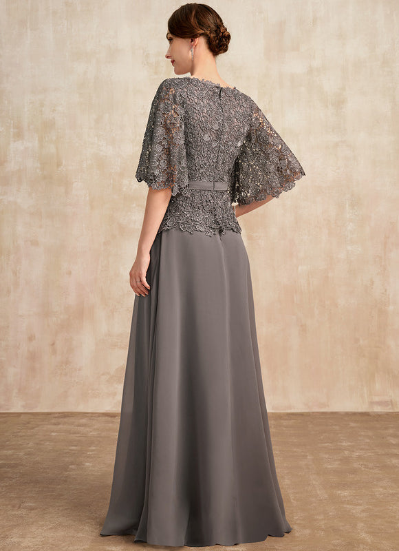 Robe Chic Élégante Grise - gallery 2